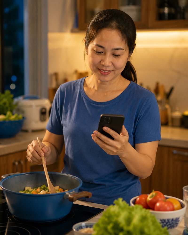 Lớp tối, mẹ lo con tới nơi chưa — push điểm danh giải tỏa nỗi lo