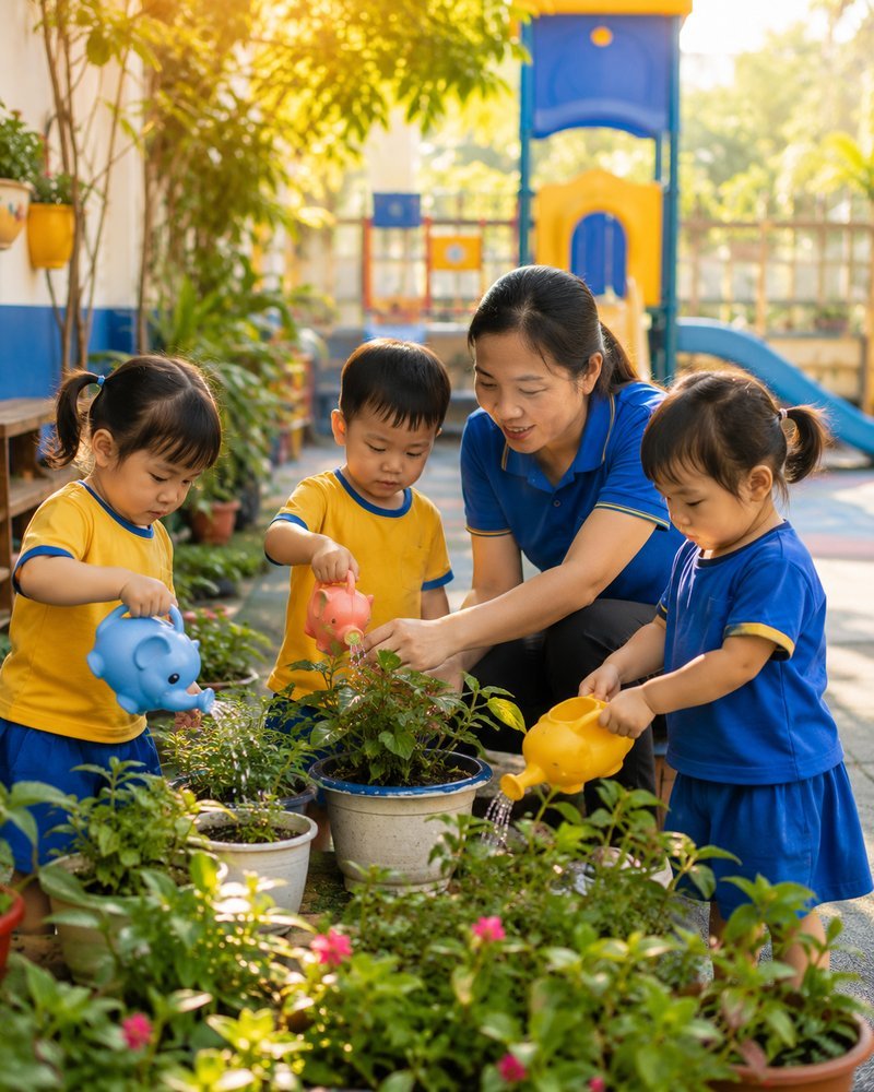 Mẹ giữ tab của trường có đăng bài mỗi ngày — vì thấy trường "sống"