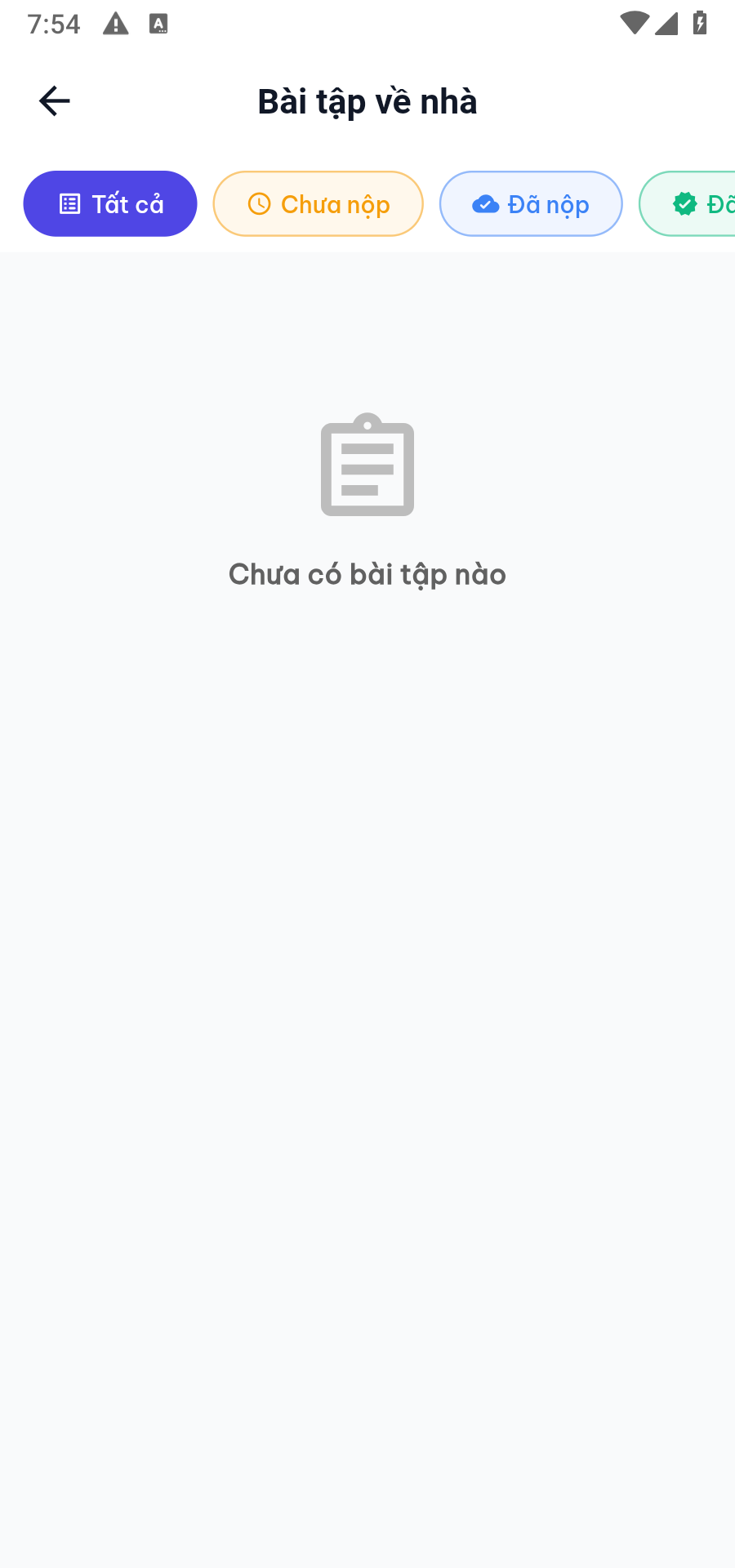 Bài tập về nhà: lọc theo trạng thái